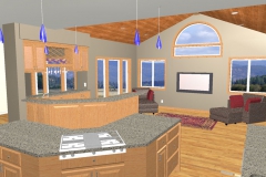 Lanyons Cad Drawing kitchen to new porch