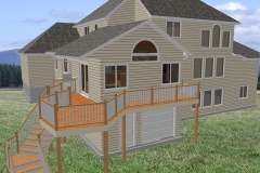 Camera view of exterior addition